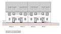 Neubau-Reihenhaus in Rodgau-Dudenhofen – individuell ausbaufähig - NO-Ansicht_Bauabschnitt_1A
