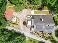 Traumhaftes Einfamilienhaus in ruhiger Waldrandlage–Großzügiges Grundstück & hochwertige Ausstattung - Drohnenansicht