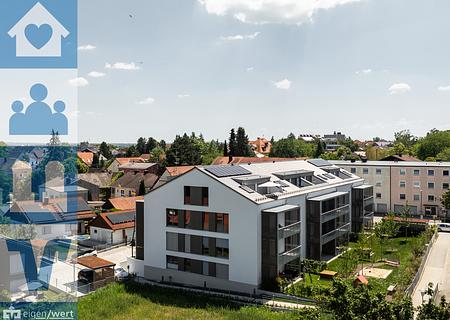 Moderne 4-Zi.-Neubauwohnung mit Balkon (sofort bezugsfertig) - Luftbild Ansicht Schlittenberg