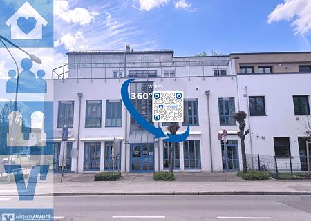 Provisionsfrei: Laden- oder Büroflächen in Denning - Außenansicht des Wohn- und Geschäftshauses