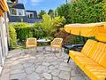 Kurpark vor der Tür, kleiner Garten zum Genießen - 
Doppelhaushälfte in Bad Homburger Bestlage - Sonnige Gartenterrasse...