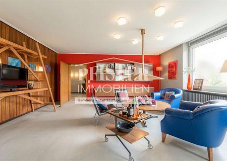 Ein Ort für Visionen - Gebäudeensemble in traumhafter Lage unterhalb der Wallburg - Wohnzimmer 
