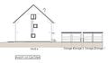 Neubau-Reihenhaus in Rodgau-Dudenhofen – individuell ausbaufähig - SO-Ansicht_Bauabschnitt_1A