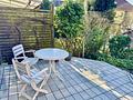 Attraktives Einfamilienhaus im Split-Level-Stil mit Sauna, Terrasse, Garten & Garage in gefragter Wohnlage - ...der Terrasse.
