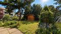 Zweifamilienhaus zwischen dem Ostpark und Parlamentsplatz - Frankfurt am Main - Ostend/Bornheim - Garten mit Holzschuppen