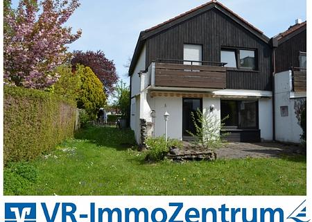 Sanierungsbedüftiges Reiheneckhaus in begehrter Lage - Gartenansicht