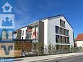 Jetzt bezugsfertig: moderne 3-Zi.-Neubauwohnung (KfW 40) mit Balkon - Straßenansicht des Mehrfamilienhauses in Markt Schwaben