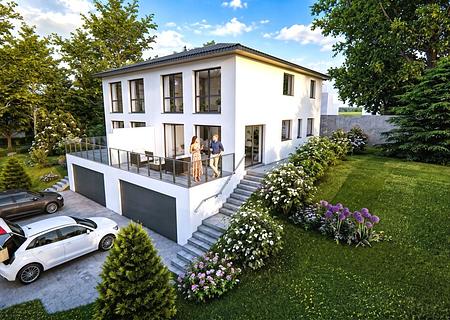 Hier entstehen Moderne DHH in traumhafter Lage von Schmitten-Oberreifenberg! - Garten Ansicht.jpg