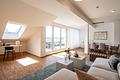 Moderne, bezugfertige 3-Zimmer-EG-Wohnung mit Terrasse und Garten - Wohnbereich Blick Terrasse (Musterwohnung)