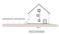 Neubau-Reihenhaus in Rodgau-Dudenhofen – individuell ausbaufähig - NW-Ansicht_Bauabschnitt_1A