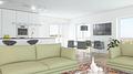 2-Zi.-Erdgeschosswohnung mit Terrasse und ca. 140 m² Gartenanteil - Innenvisualisierung 2