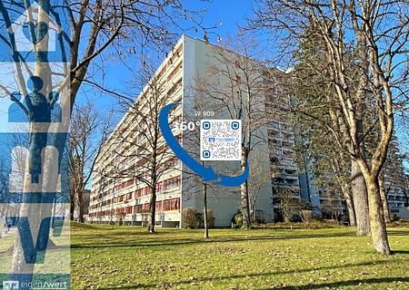 Charmante 2-Zimmer-Wohnung mit großzügiger Südloggia – sofort bezugsfrei! - Hausansicht des Mehrfamilienhauses in Fürstenried-Maxhof