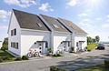 Neubau-Reihenendhaus in Rodgau-Dudenhofen – Effizienzhaus 55 mit Garten, Spitzboden & Ausbauoption - Außenansicht
