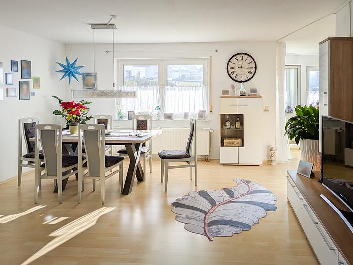 Helle 3-Z-ETW, 2 Stellplätze, in ruhiger Randlage von Erbach für Selbstnutzer und Kapitalanleger! - Wohnen 3