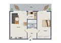 Charmante 2-Zimmerwohnung - Grundriss