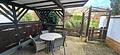 Stilvolles, denkmalgeschütztes Reihenmittelhaus in Frankfurt-Nied im Erbbaurecht - Terrasse 