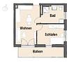 barrierefreie, altersgerechte Neubauwohnung im 1. Obergeschoss - Grundriss 