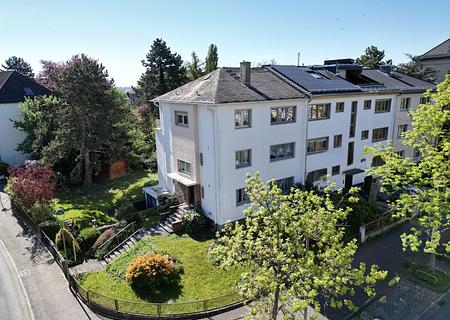 Zweifamilienhaus zwischen dem Ostpark und Parlamentsplatz - Frankfurt am Main - Ostend/Bornheim - Außenansicht