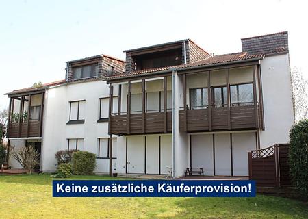 Wunderbare Dachgeschosswohnung mit großer Loggia, großem Hobbyraum und Tiefgaragenstellplatz - Gartenansicht