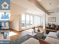 Bezug sofort möglich! Großzügige 4-Zi.-DG-Neubauwohnung mit Loggia - Wohnbereich Blick Terrasse (Musterwohnung) 
