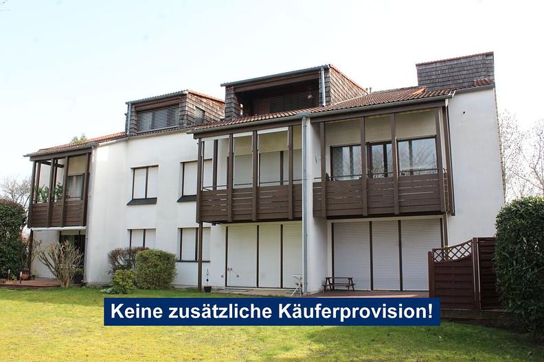 Wunderbare Dachgeschosswohnung mit großer Loggia, großem Hobbyraum und Tiefgaragenstellplatz - Gartenansicht