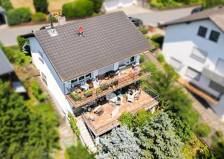 EFH mit großem Grundstück in naturnaher Lage und unverbaubarer Aussicht in Brombachtal! - Draufsicht SW