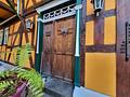 Fachwerkanwesen mit idyllischem Innenhof in Beselich-Schupbach! - Hauseingang