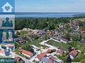 Baufeld für Doppelhaus oder Mehrfamilienhaus in zentraler Lage von Andechs - Luftbild des Baugrundstücks in Andechs-Erling