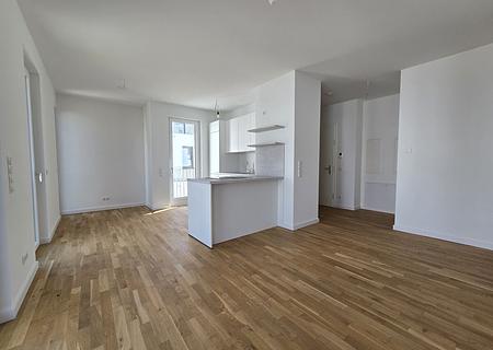Erstbezug 3.Zi. Neubau Wohnung in attraktiver OF-Westend Lage - Wohn-/Esszimmer 